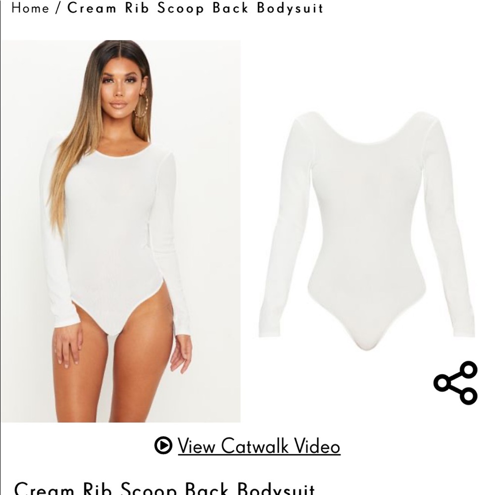 Scoop Neck Bodysuit
